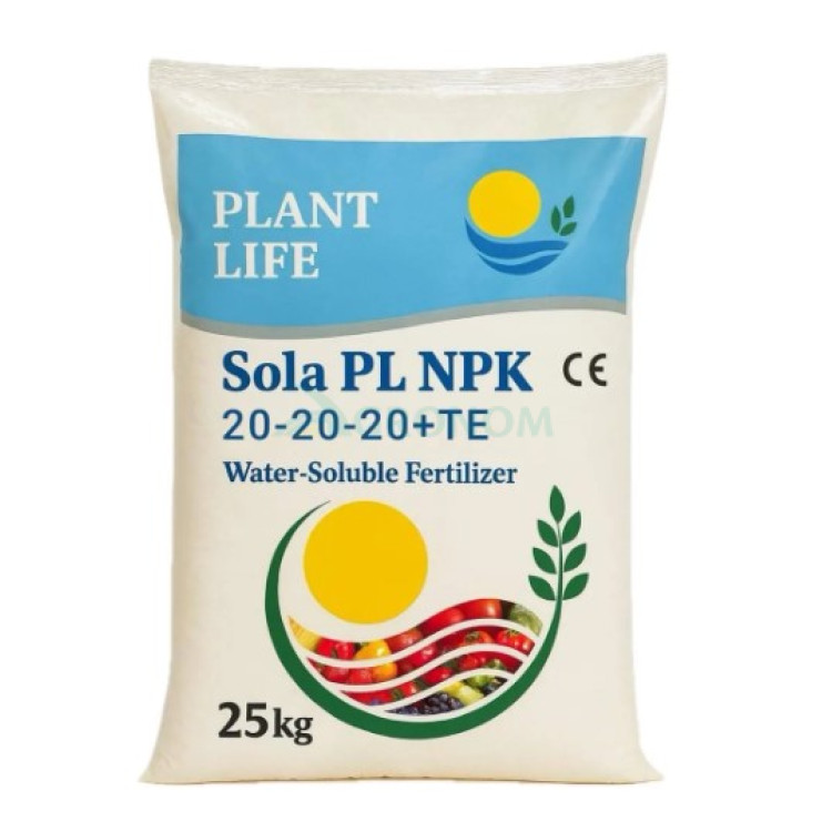 Мінеральне добриво Плант Лайф | Plant Life NPK 20-20-20 + TE 25 кг