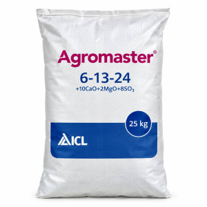 Добриво Агромастер | Agromaster 6-13-24+10CaO+2MgO+8SO3 ICL Ізраїль 25 кг